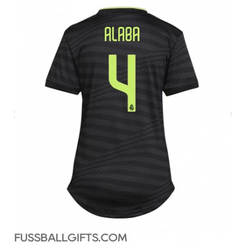 Real Madrid David Alaba #4 Fußballbekleidung 3rd trikot Damen 2022-23 Kurzarm